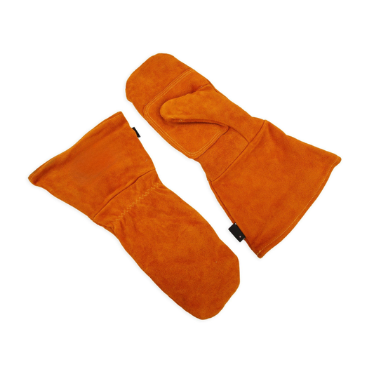 Tumhandske Fodrad Läder