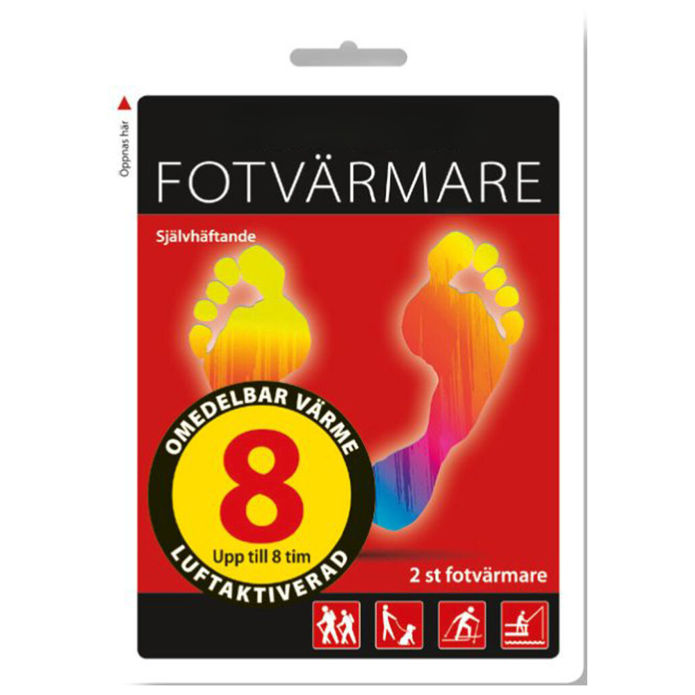 Fotvärmare 8 timmars Engångs 2-pack